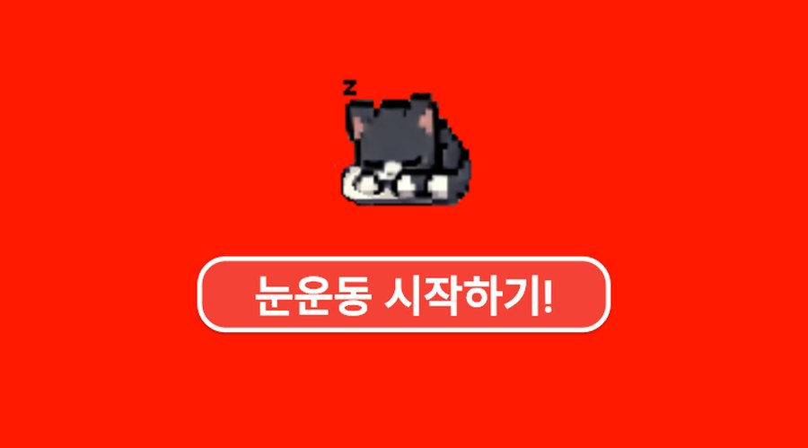 눈비타 · 눈 운동 화면